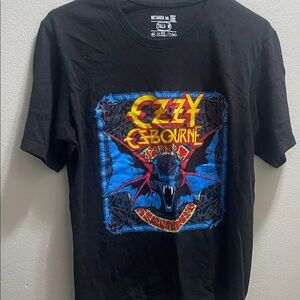 Hot Topic Black Ozzy Osbourne Graphic Tee